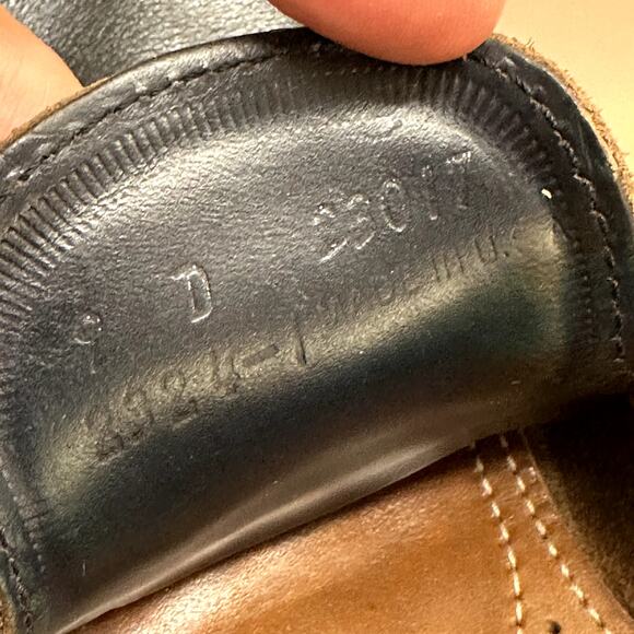 Oak Street Bootmakers Boat Shoe Navy Chromexcel Leather Men's Size 9 - Picture 10 of 12